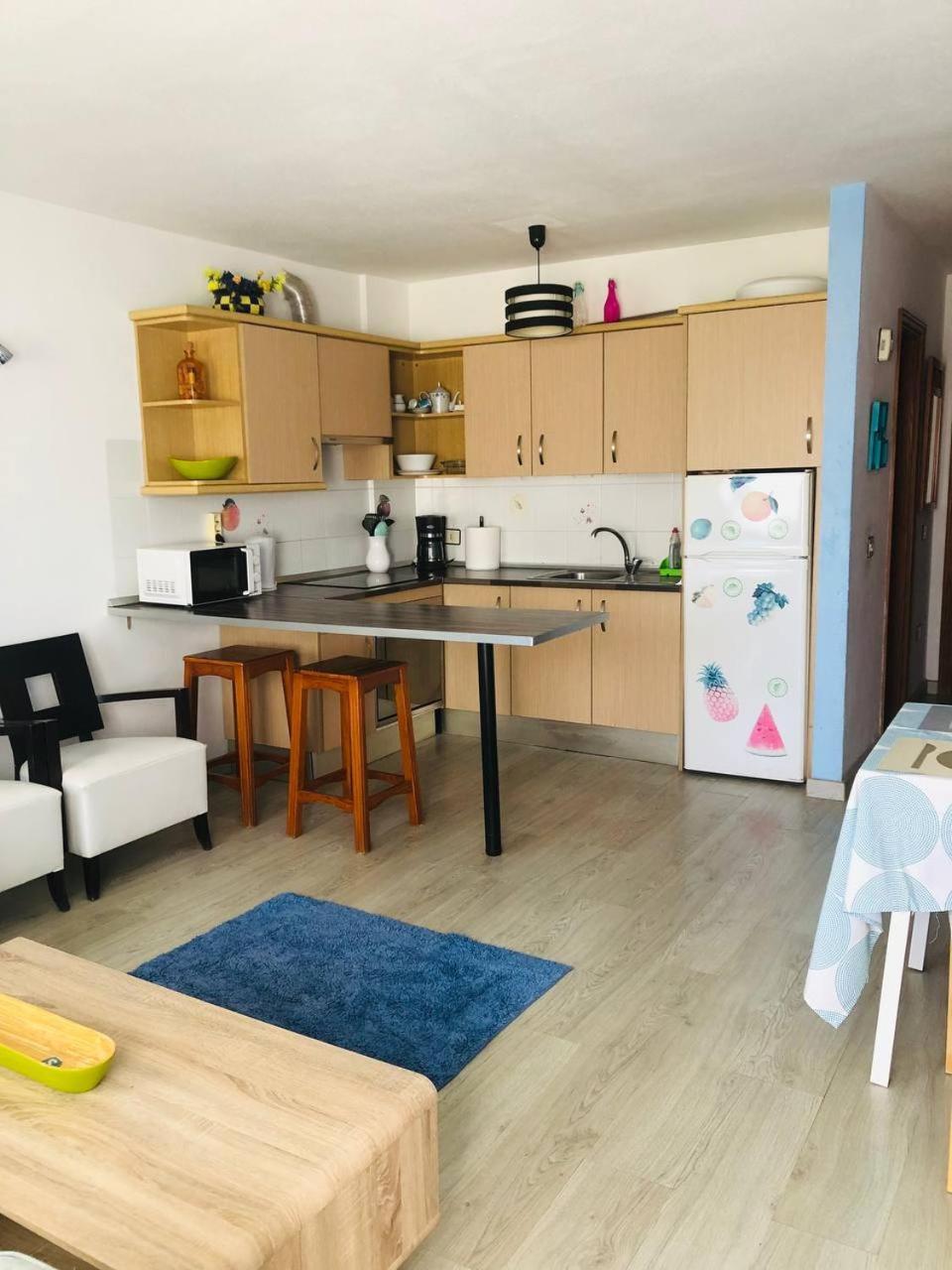 First Line Beach Apartment With Ocean View La Arena Пуэрто-де-Сантьяго Экстерьер фото